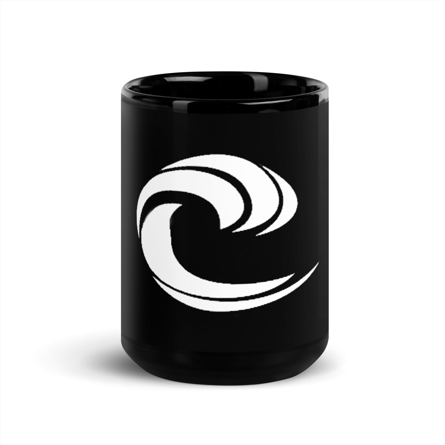 Ocean Black Glossy Mug - Ocean Botanicals