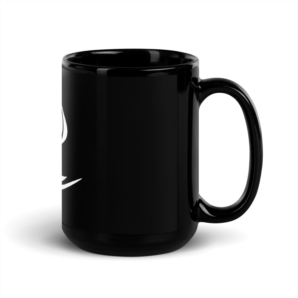 Ocean Black Glossy Mug - Ocean Botanicals